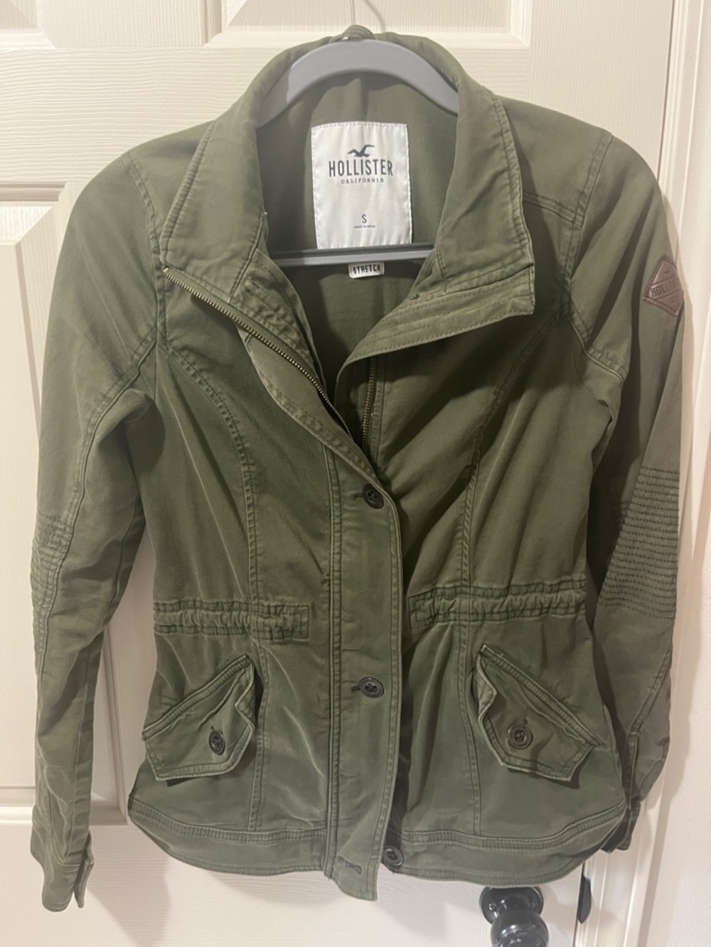 Hollister Olive Utility Field Jacket